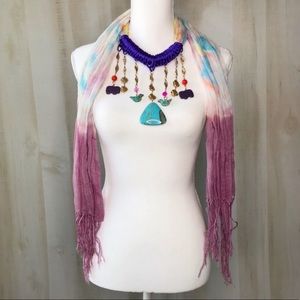 Fashion Scarf Necklace Pendant Charms